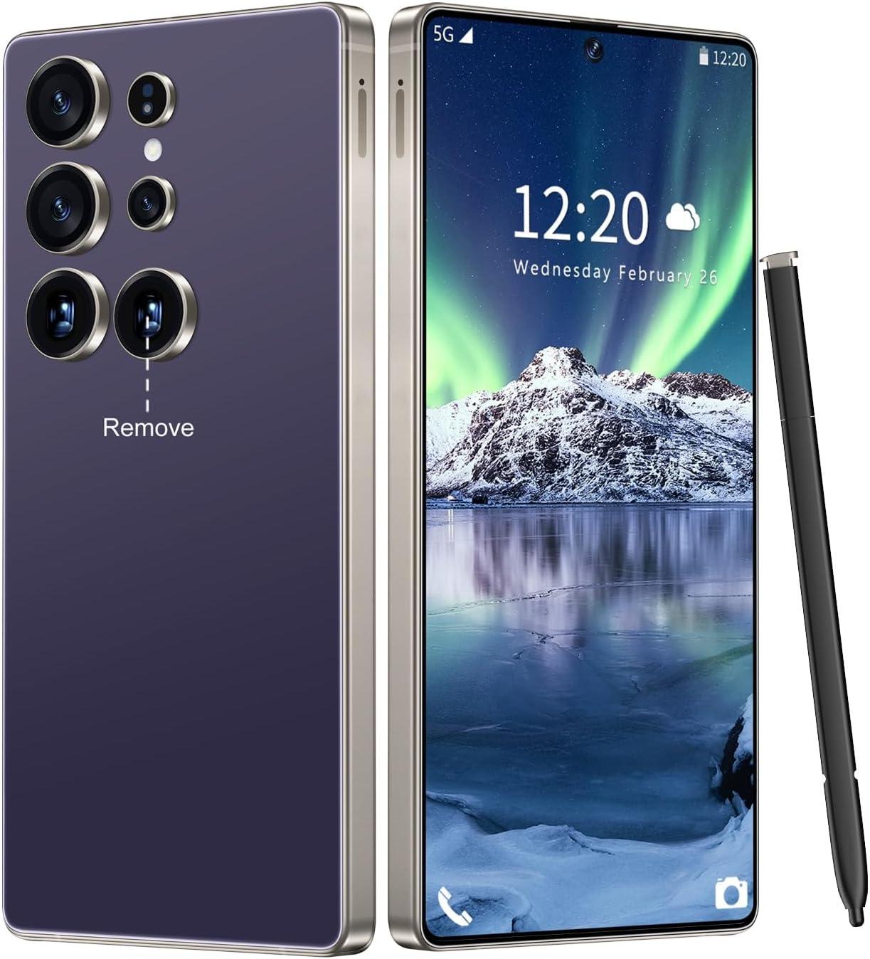 SMARTPHONE HUNESS I25 ULTRA 16GB+1TB DEEP PURPLE - 1