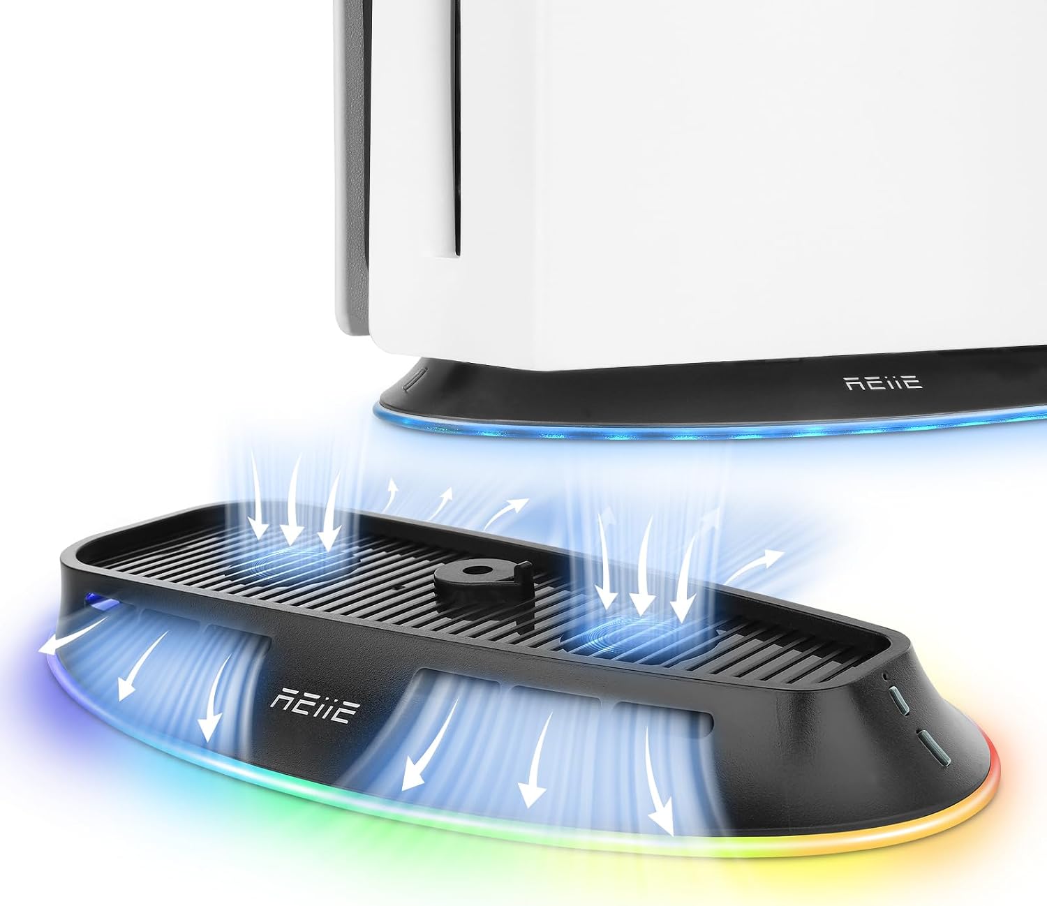 COOLING STAND CON DUAL FANS RGB PARA PS5 SLIM Y PS5 PRO - 1