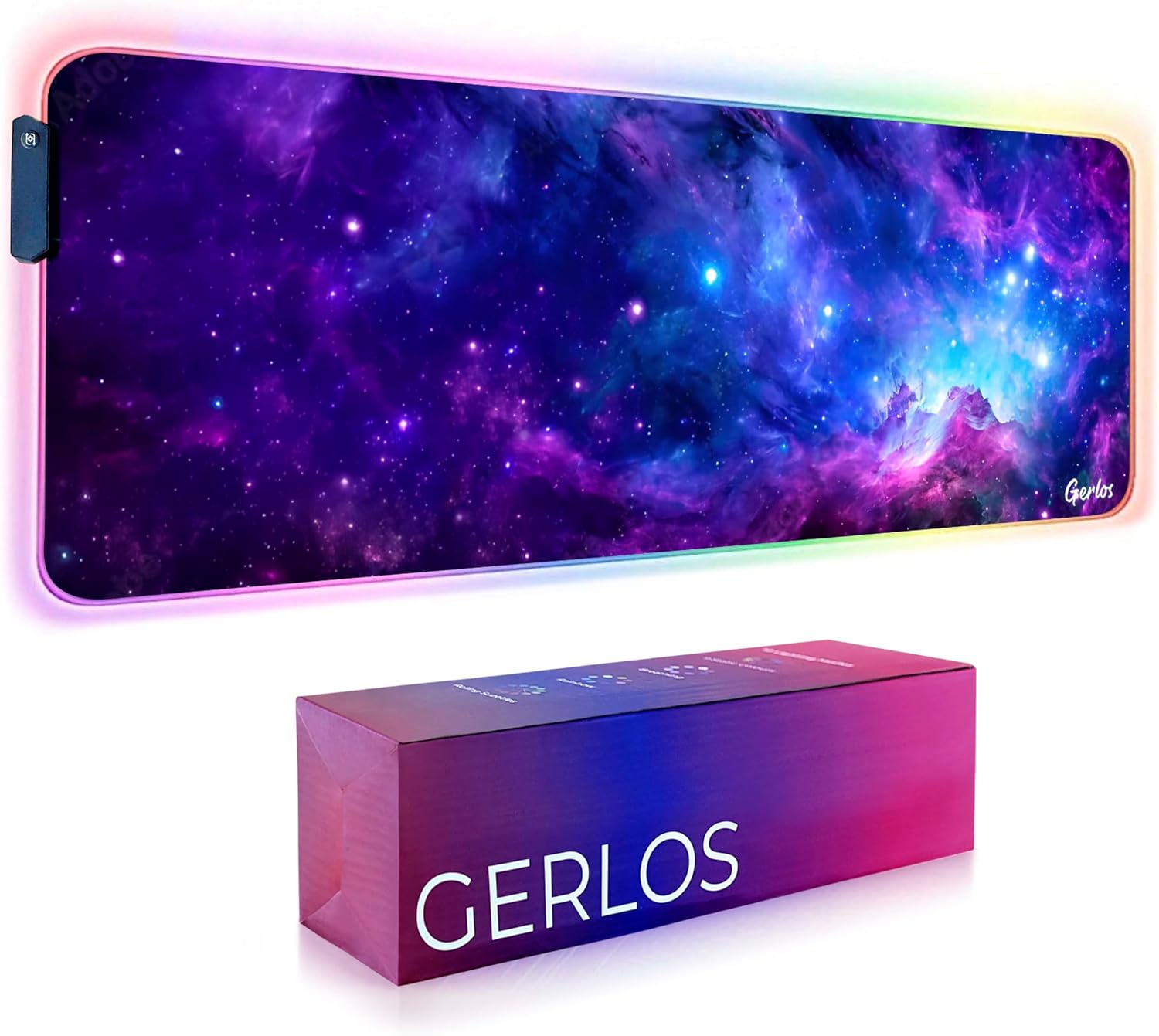 MOUSE PAD GERLOS RGB GAMING 80 X 30 CM - 1