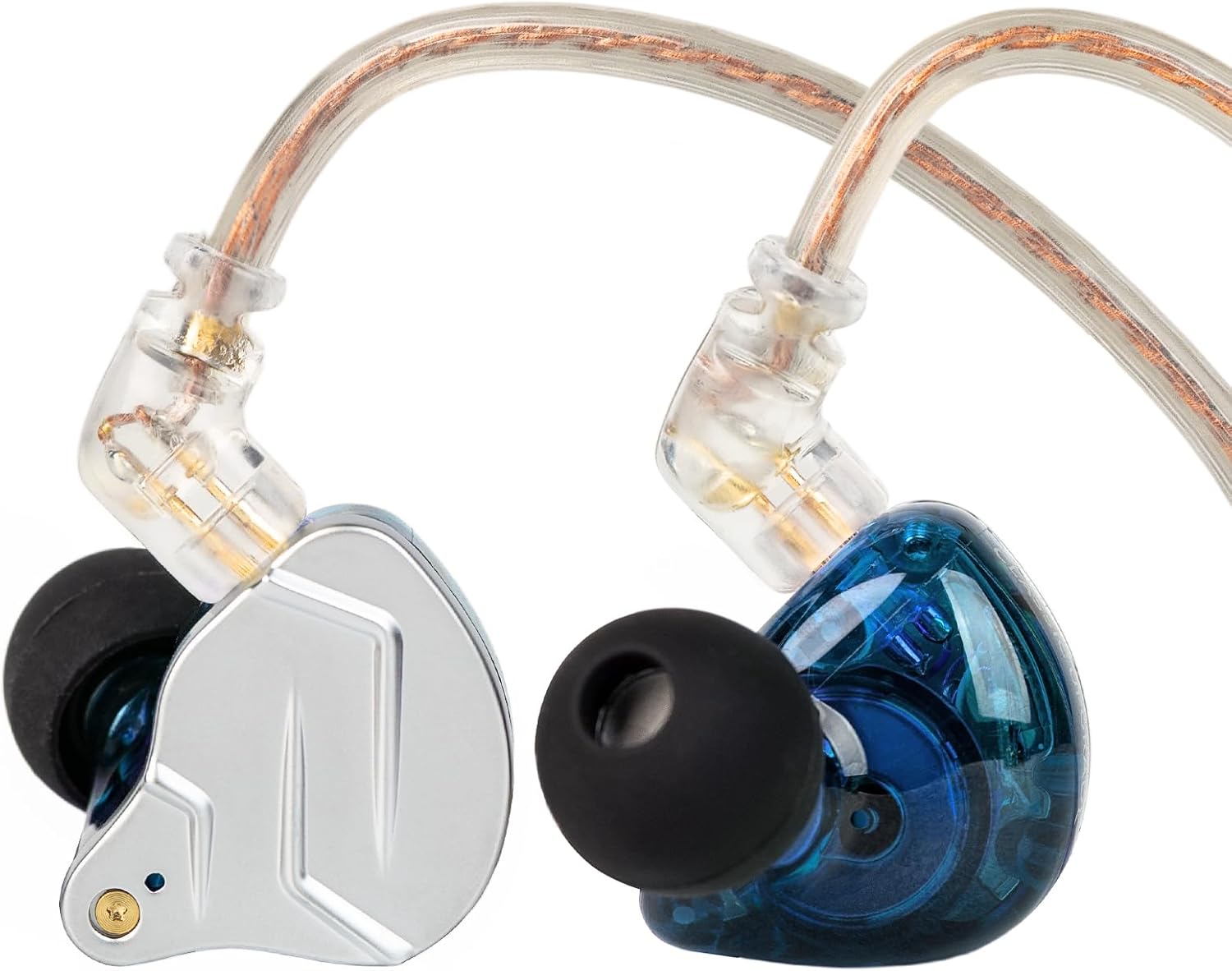 AUDÍFONOS IN-EAR YINYOO KZ ZSN PRO USB C AZUL CON MICRÓFONO - 1