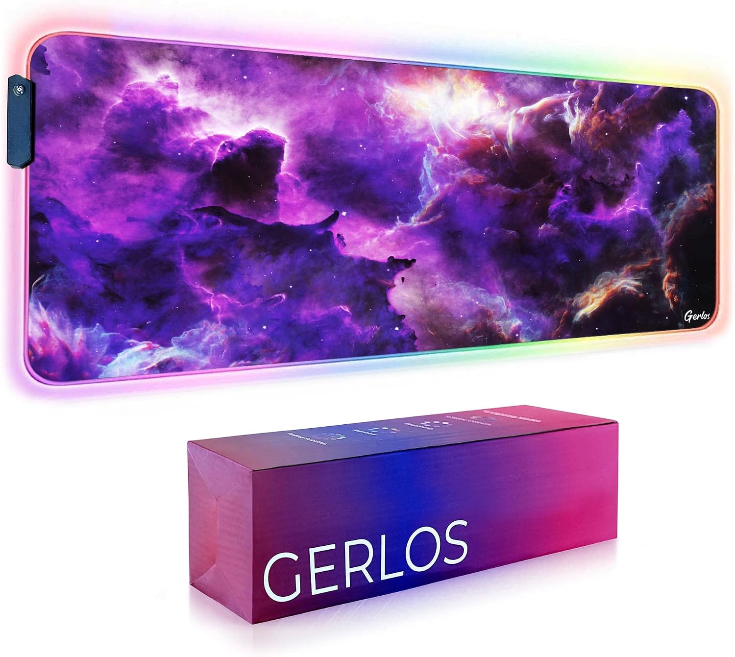 MOUSE PAD GERLOS RGB GAMING 80 X 30 CM - 1