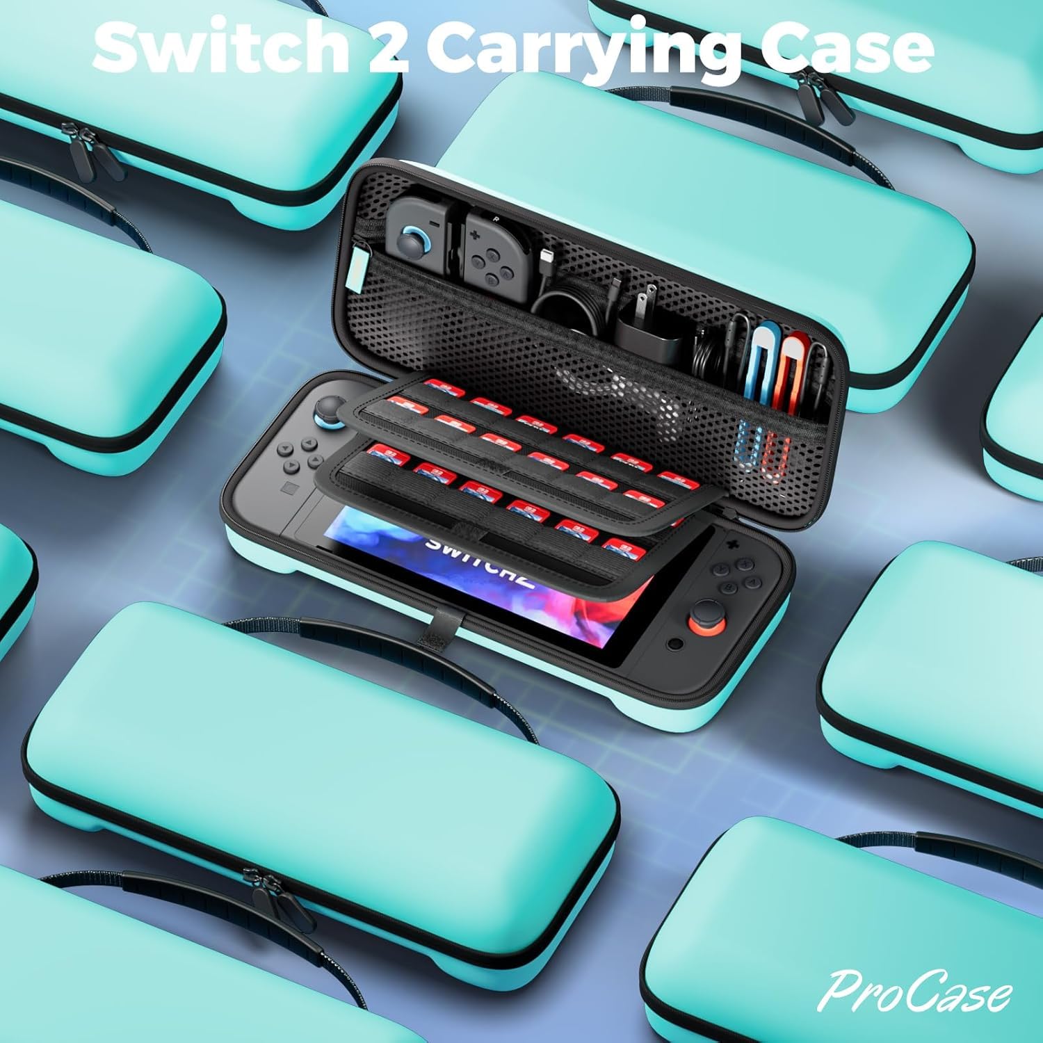 ESTUCHE PROCASE PARA NINTENDO SWITCH 2 2025 TAMAÑO ESTÁNDAR MATCHA - 2