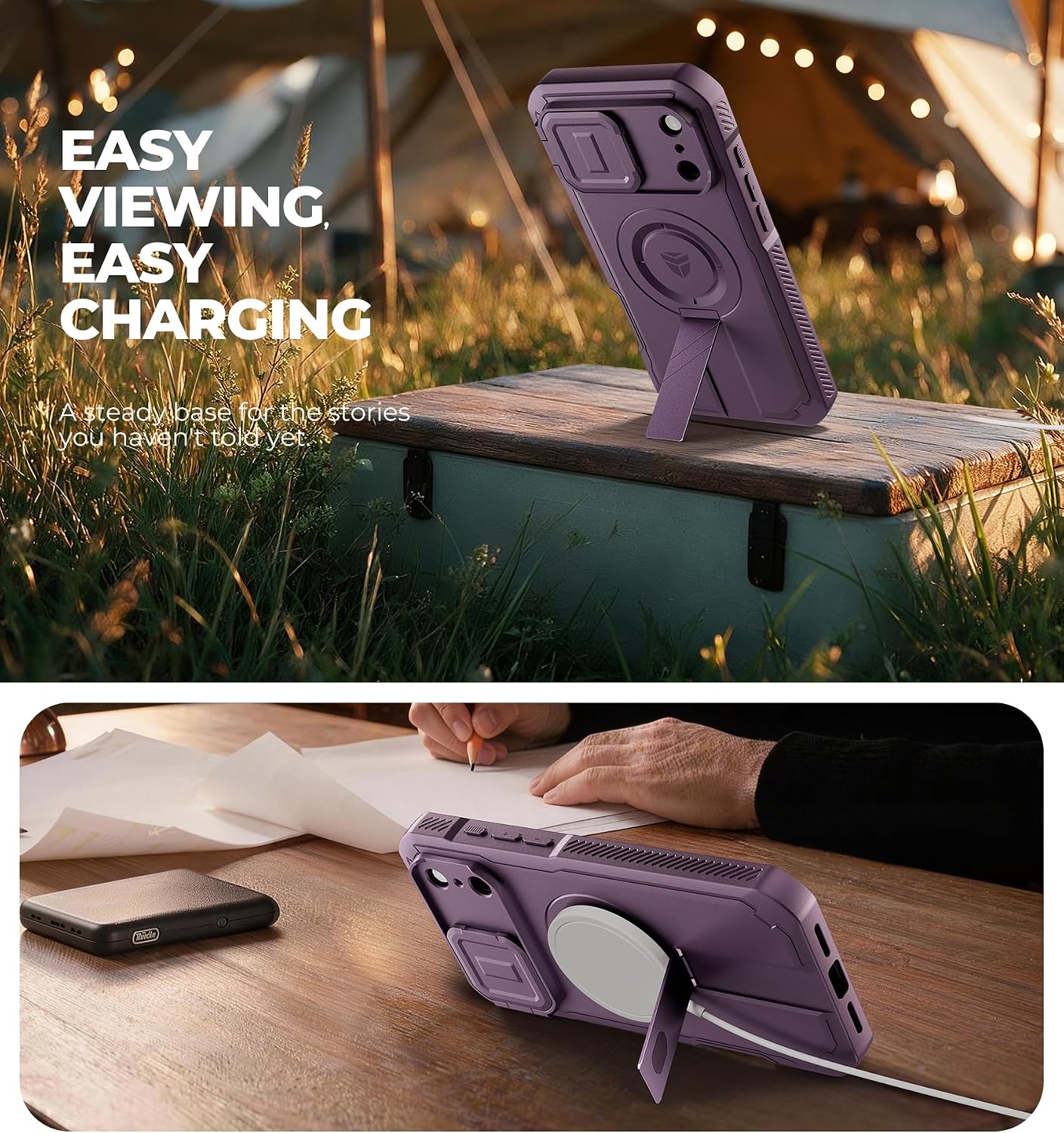 FUNDA PARA IPHONE DEXNOR 18 PRO MAX / 17 PRO MAX PHANTOM PURPLE - 3
