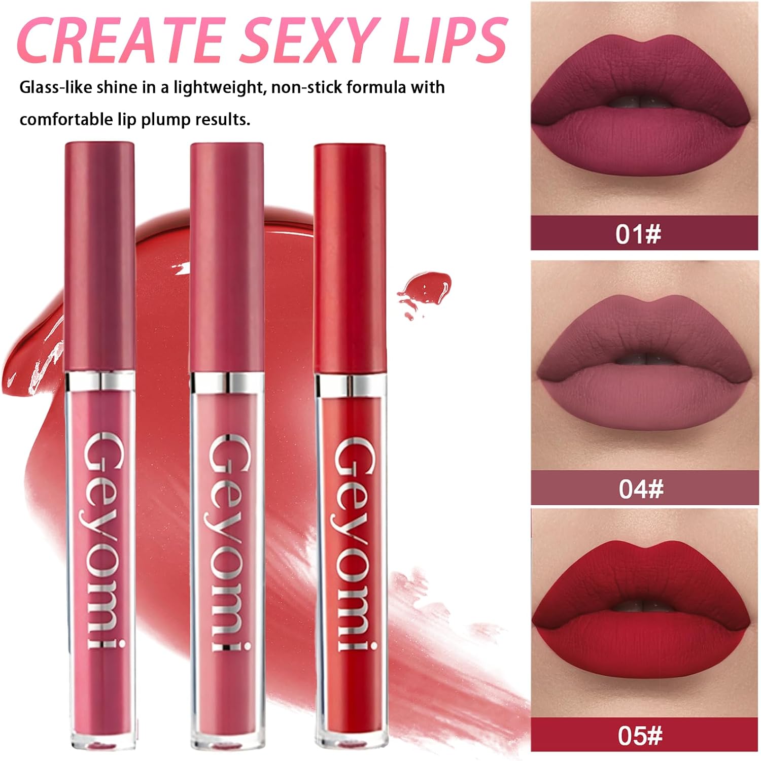 SET DE MAQUILLAJE GEYOMI ALL IN ONE KIT 12 COLORES SOMBRA, BASE, PRIMER, LABIALES, DELINEADOR, MÁSCARA, CONTORNO, CEJAS, BROCHA Y - 4