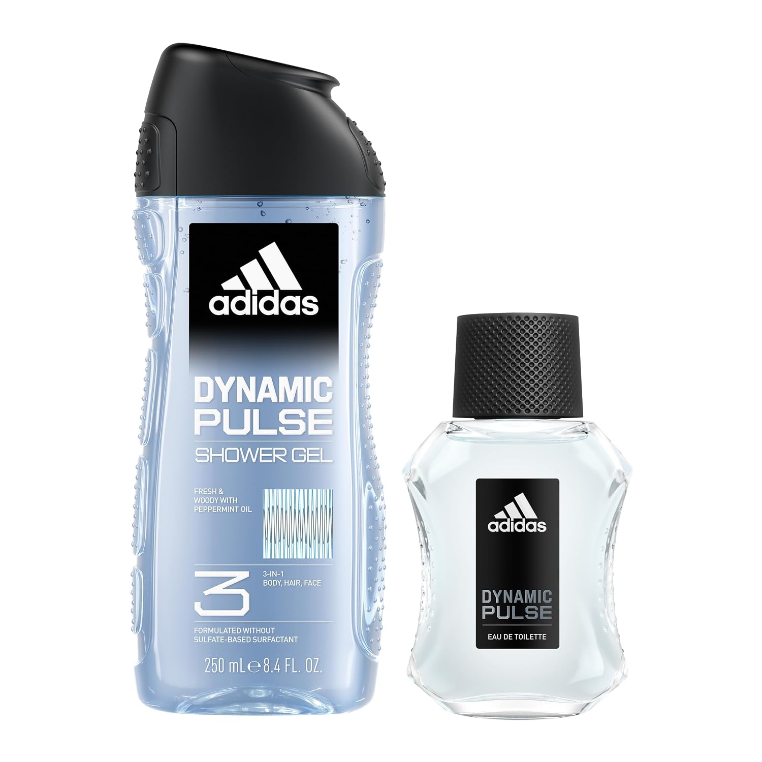 SET DE FRAGANCIAS ADIDAS DYNAMIC PULSE AFTERSHAVE 50 ML EDT + GEL DE DUCHA 400 ML + SPRAY DESODORANTE - 4