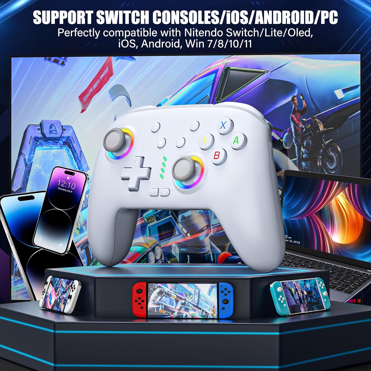 MANDO INALÁMBRICO ZRZLMVP PARA NINTENDO SWITCH/OLED/LITE/SWITCH 2 - 2