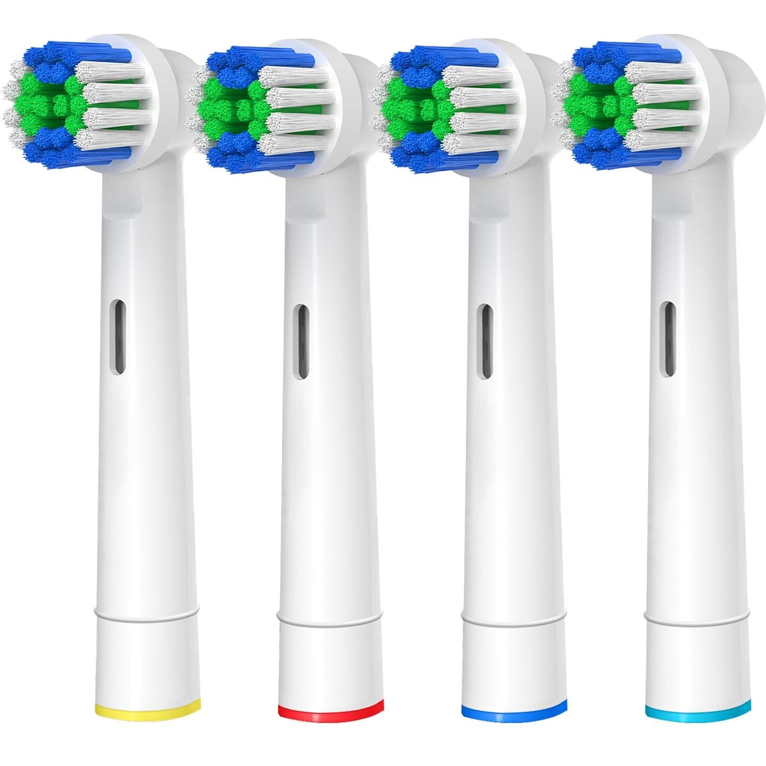 CABEZAS DE REPUESTO PARA CEPILLO ELÉCTRICO GENKENT COMPATIBLE CON ORAL-B BRAUN PACK 4 - 1