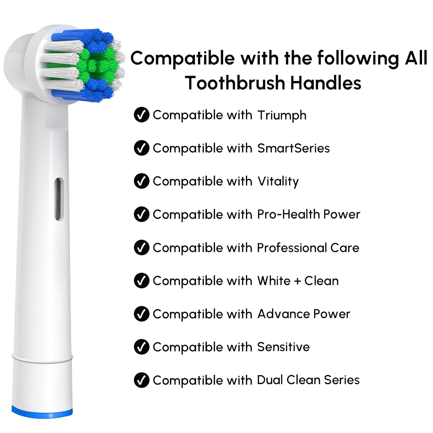 CABEZAS DE REPUESTO PARA CEPILLO ELÉCTRICO ORAL B BRAUN GENKENT 12 UNIDADES - 2