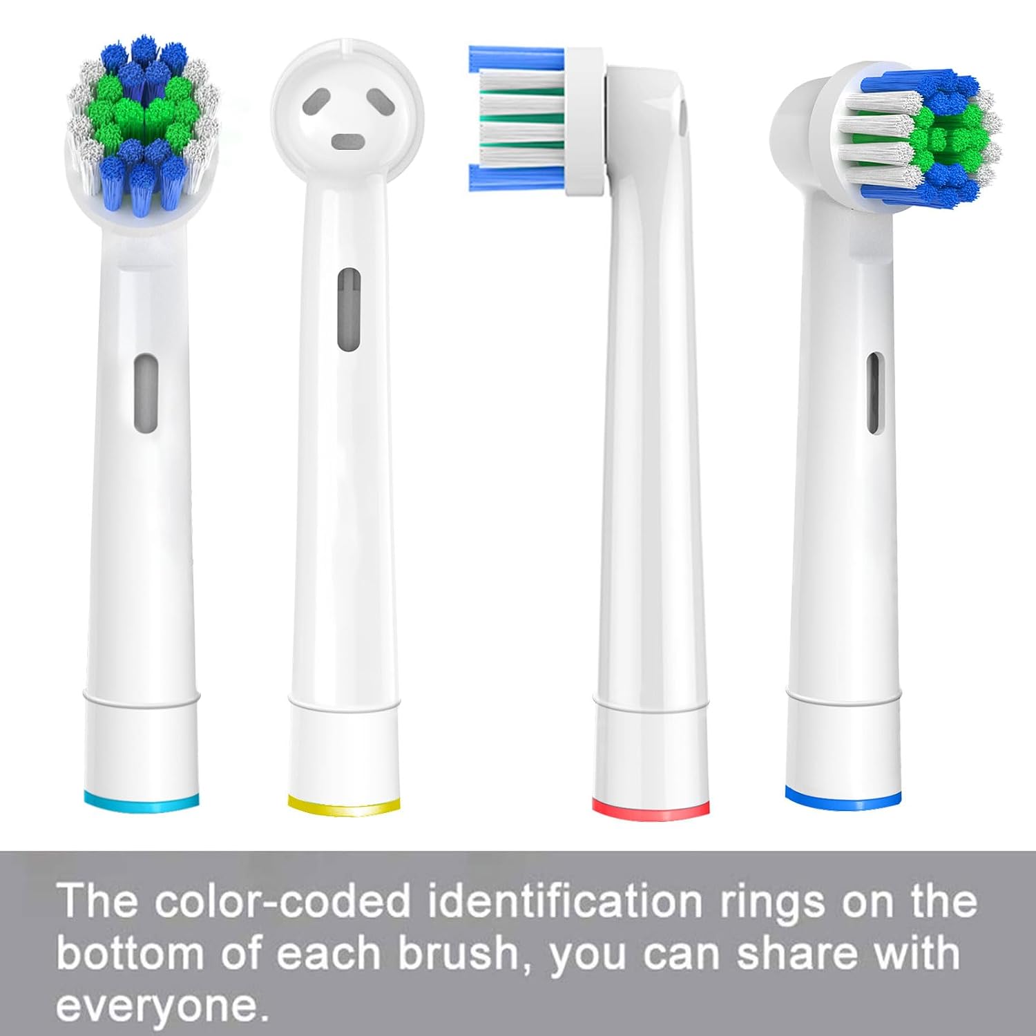 CABEZAS DE REPUESTO PARA CEPILLO ELÉCTRICO ORAL B BRAUN GENKENT 12 UNIDADES - 5