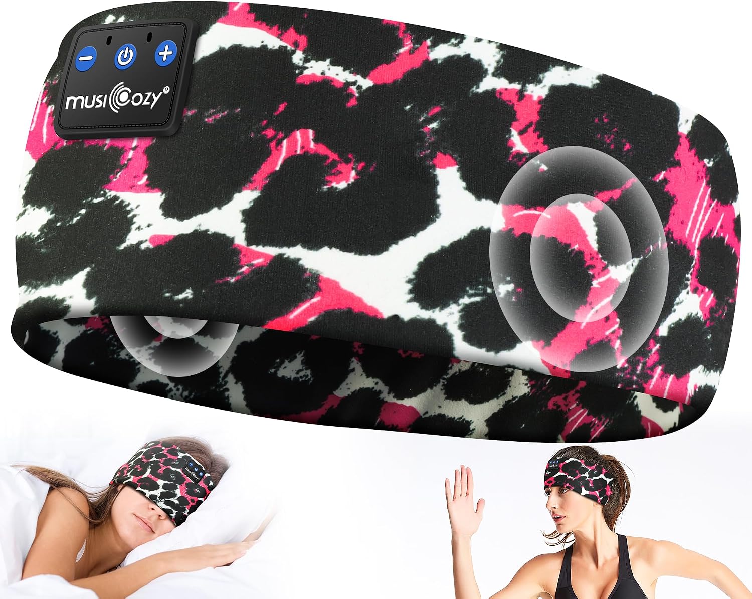 ALMOHADILLA TERAPÉUTICA MUSICOZY BLUETOOTH 5.4 SLEEP HEADPHONES BANDA DEPORTIVA INALÁMBRICA - 1