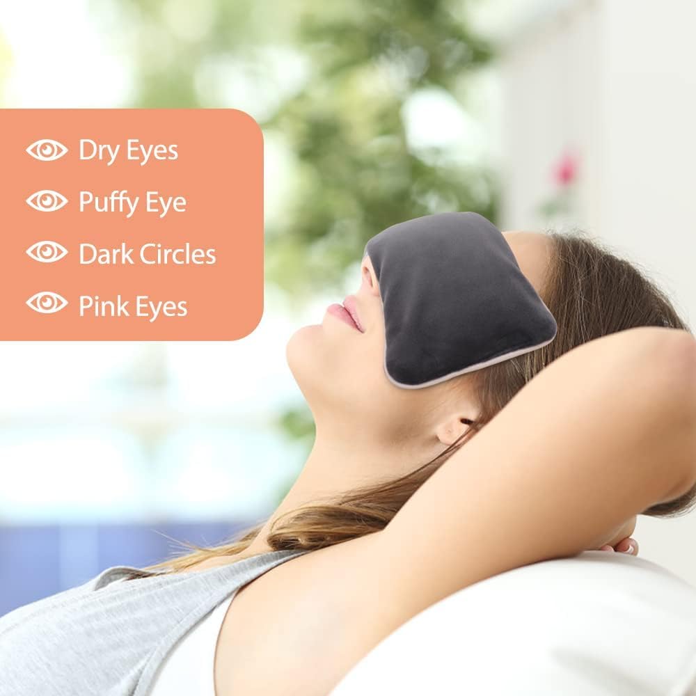 ALMOHADA TERAPÉUTICA PARA OJOS COMFHEAT LAVANDA 23X9.4 CM - 4