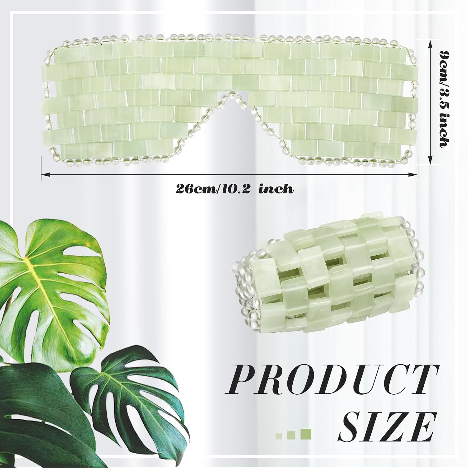 ALMOHADA TERAPÉUTICA PARA OJOS HERCICY DE JADE VERDE - 2