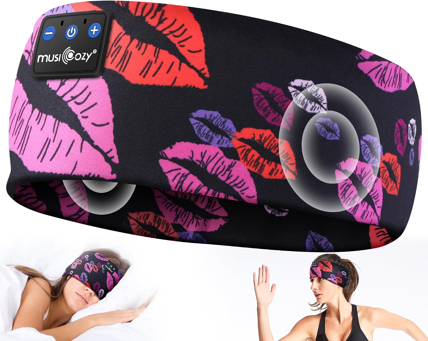 ALMOHADILLA TERAPÉUTICA MUSICOZY BLUETOOTH 5.4 SLEEP HEADPHONES BANDA DEPORTIVA INALÁMBRICA - 1