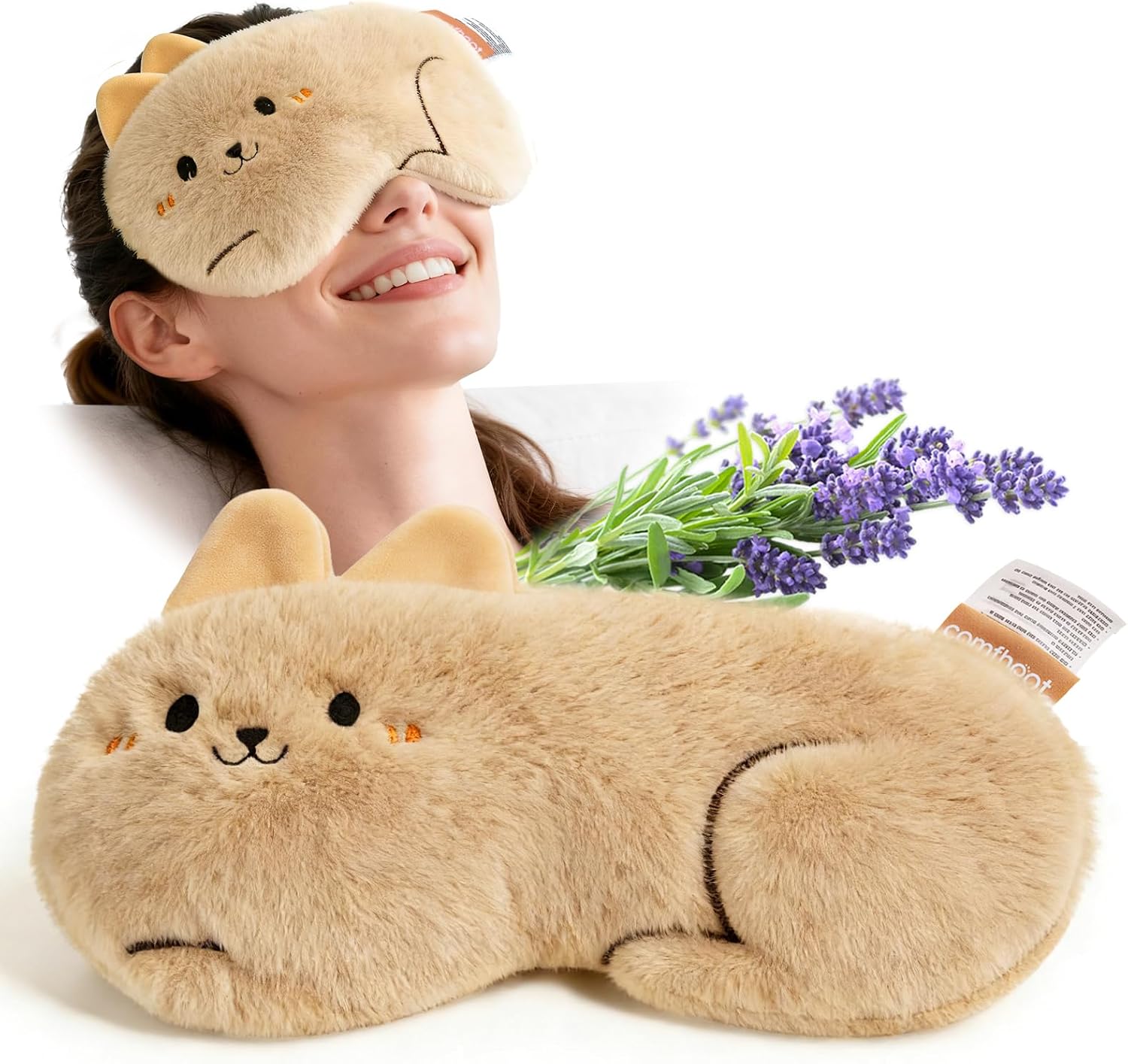 ALMOHADA TERAPÉUTICA PARA OJOS COMFHEAT LAVANDA - 1