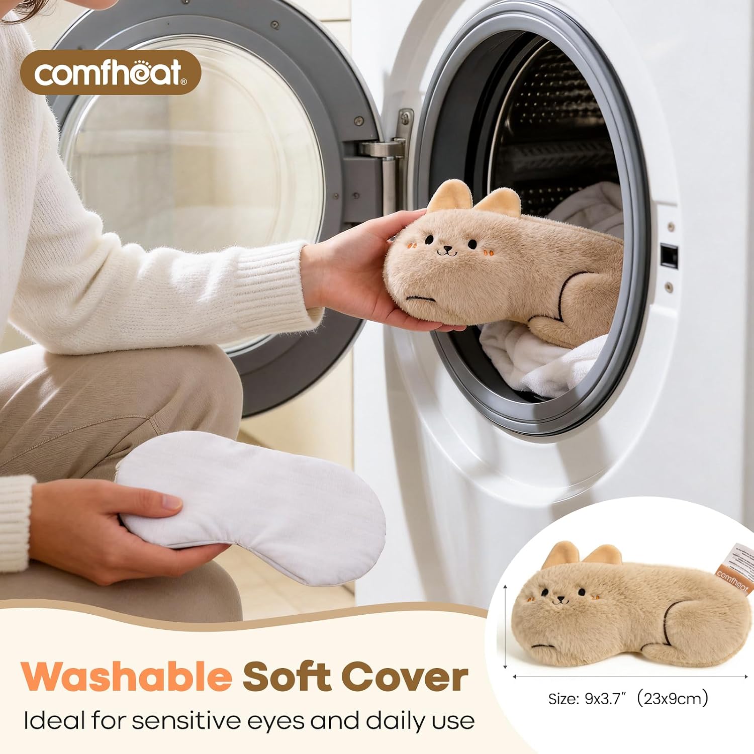 ALMOHADA TERAPÉUTICA PARA OJOS COMFHEAT LAVANDA - 4
