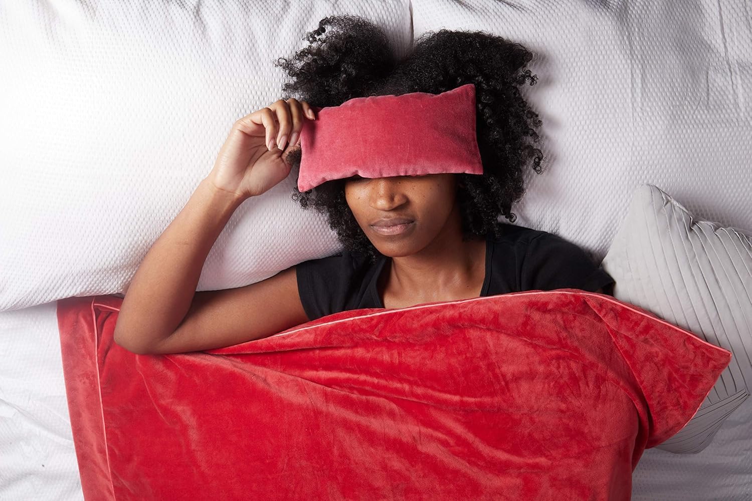 ALMOHADA TERAPÉUTICA PARA OJOS DREAMTIME CON PÉTALOS DE ROSA - 4