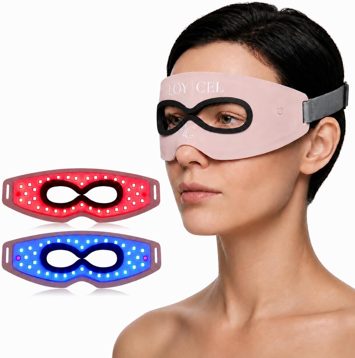 DISPOSITIVO DE TERAPIA DE LUZ ROJA PARA OJOS LOYCEL CON 7 MODOS Y MASAJE TÉRMICO - 1