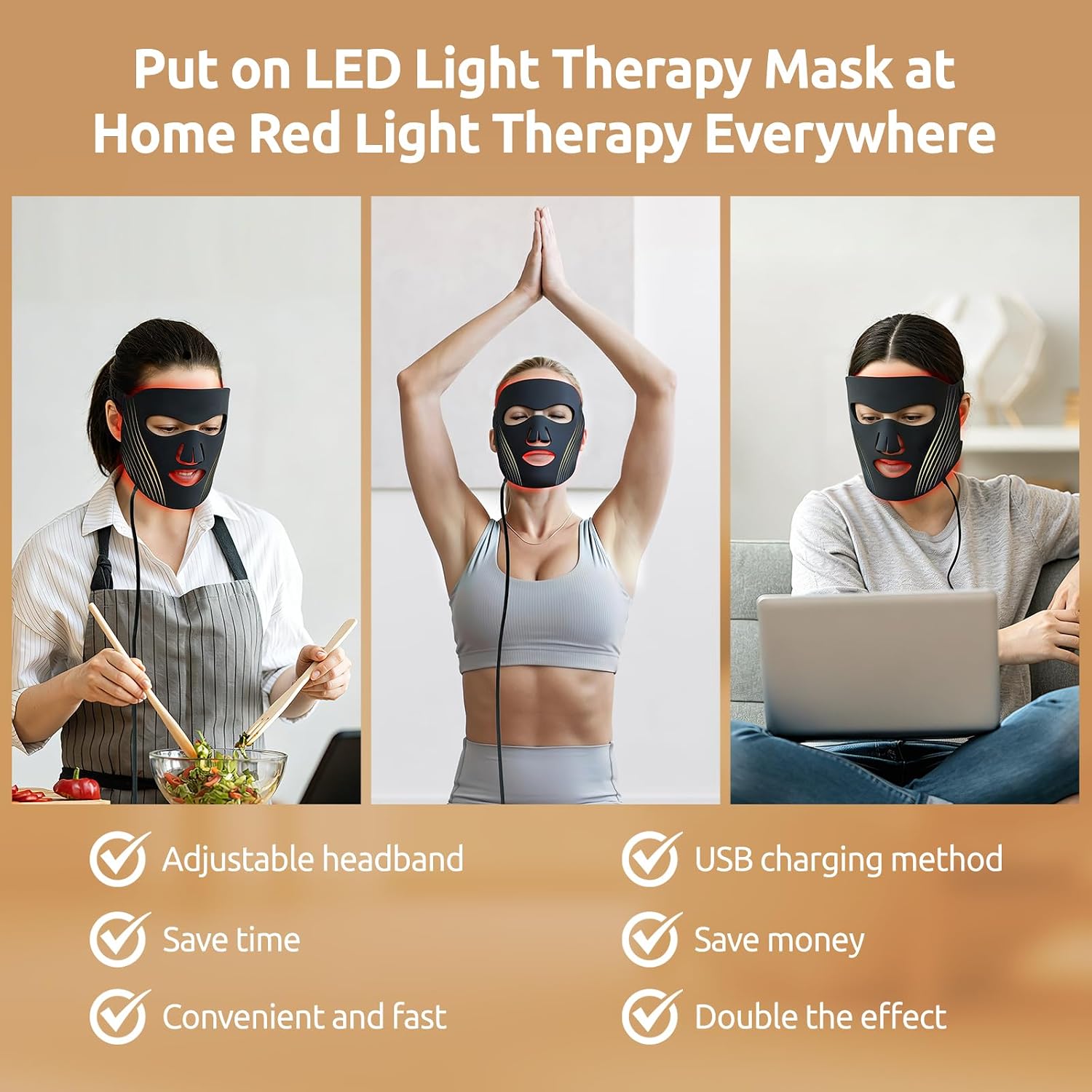 ALMOHADA TERAPÉUTICA ANDALUSITE CON TERAPIA DE LUZ ROJA PARA ROSTRO - 5