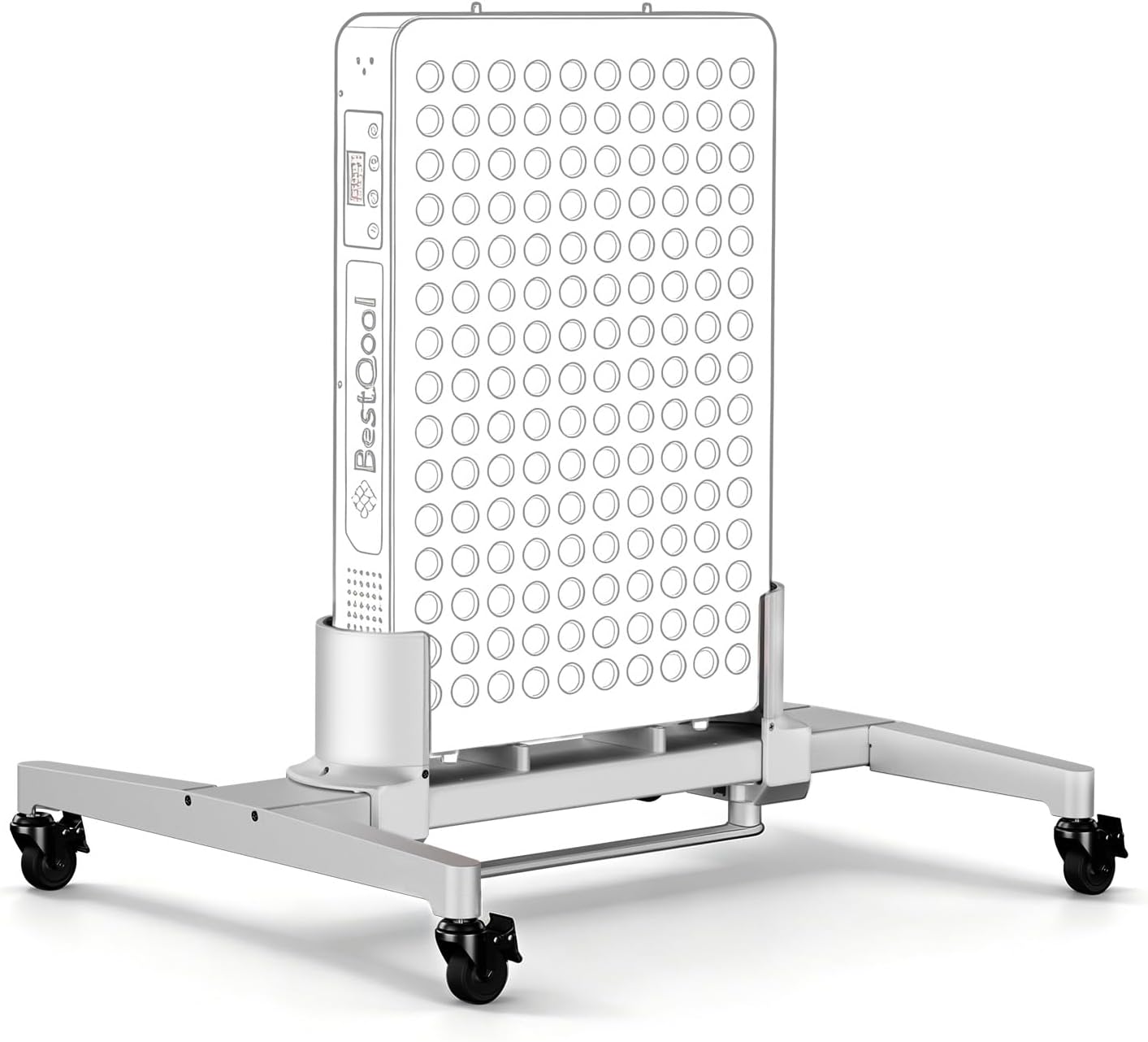 SOPORTE MÓVIL AJUSTABLE PARA TERAPIA DE LUZ ROJA BESTQOOL COMPATIBLE CON 99% DE PANELES - 1
