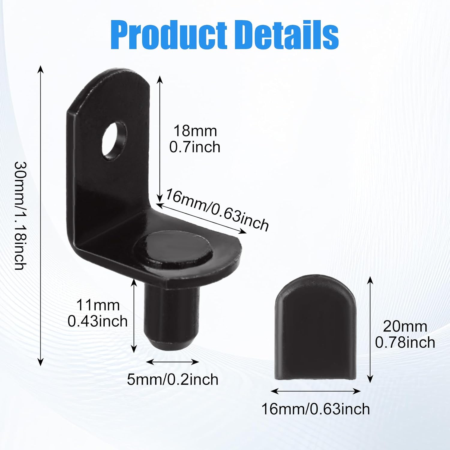 TORNILLOS PARA ESTANTES QTLCOHD 200 UNIDADES 6 MM - 2