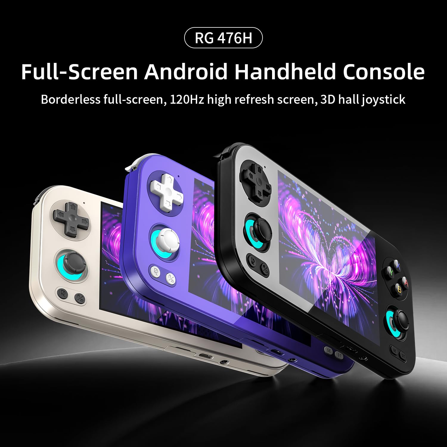 CONSOLA PORTÁTIL RG476H RGAMBERNIC 128GB GRIS ANDROID 13 - 2