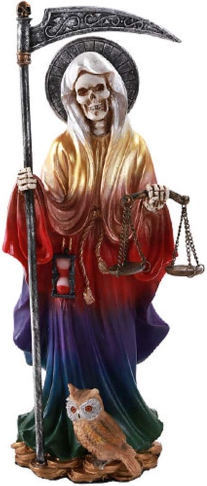 FIGURA DE RESINA SANTA MUERTE PACIFIC GIFTWARE 26.7 CM - 1
