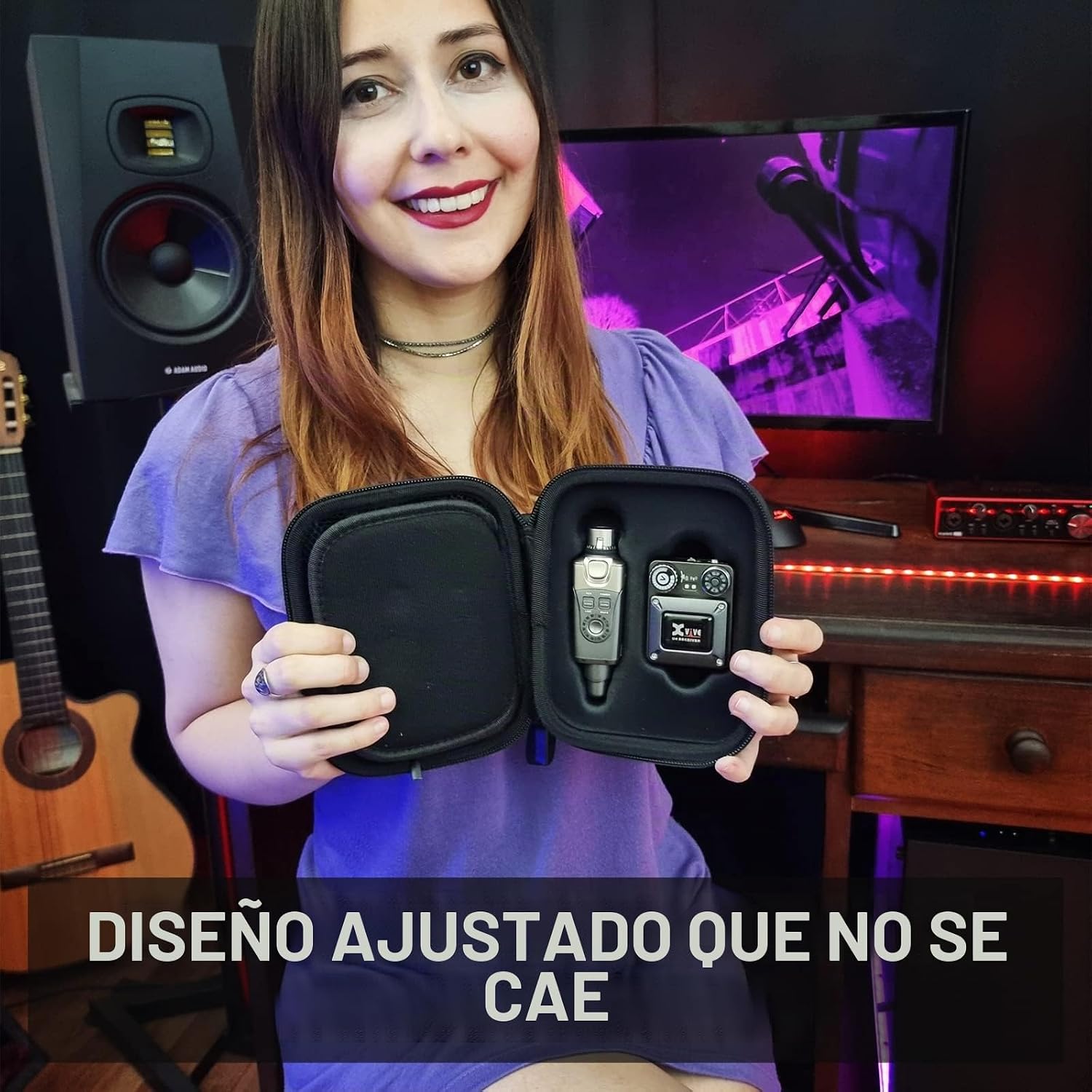 ESTUCHE RÍGIDO XVIVE CU4 PARA SISTEMA INALÁMBRICO U4/U45 IN-EAR MONITOR - 4