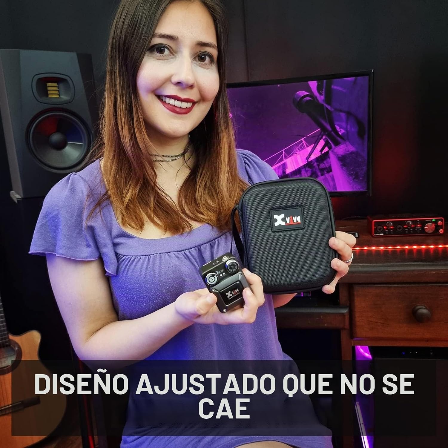 ESTUCHE RÍGIDO XVIVE CU4 PARA SISTEMA INALÁMBRICO U4/U45 IN-EAR MONITOR - 5