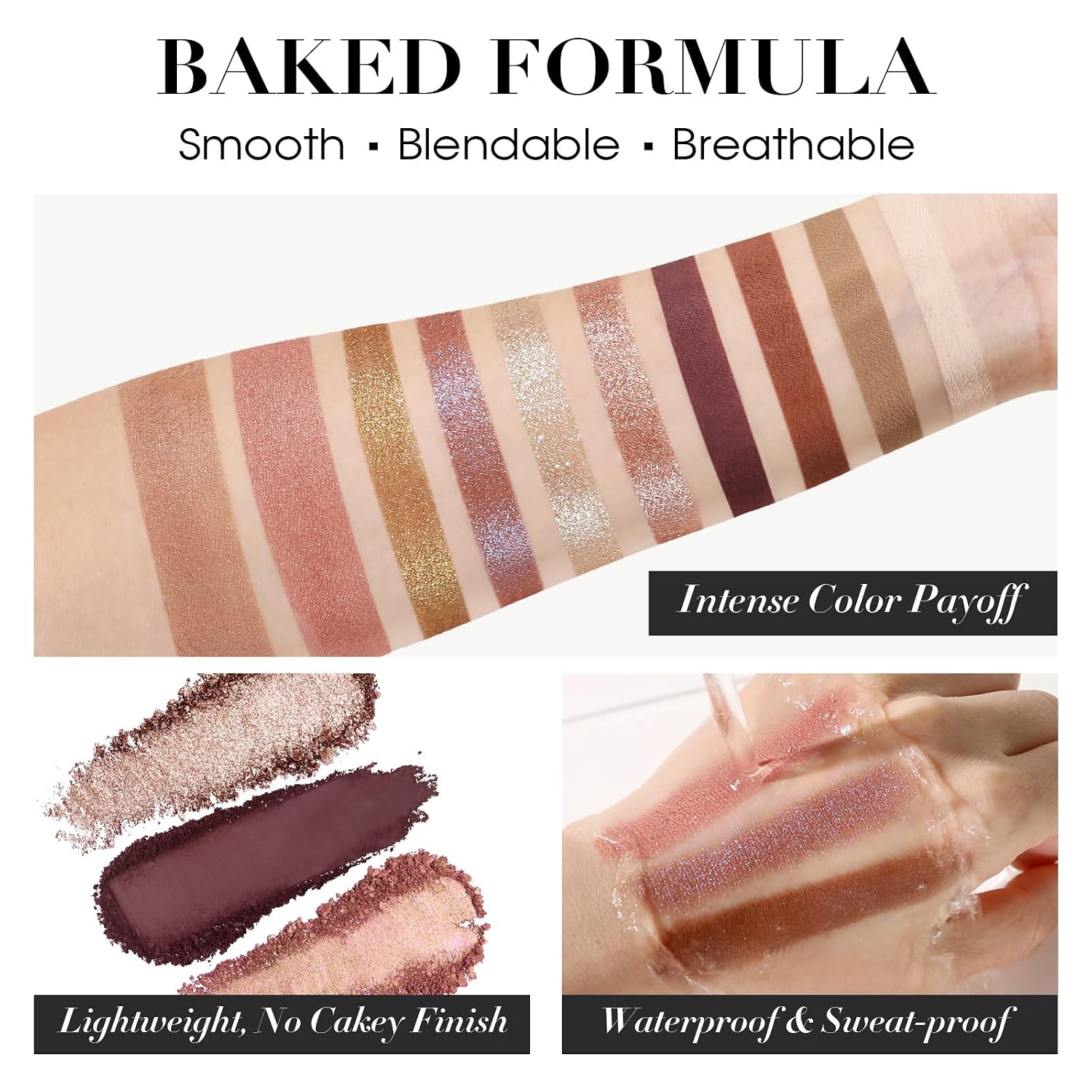 PALETA DE MAQUILLAJE UCANBE ALL IN ONE BAKED CON SOMBRAS, RUBOR Y BRONCEADOR TONOS NEUTROS - 3