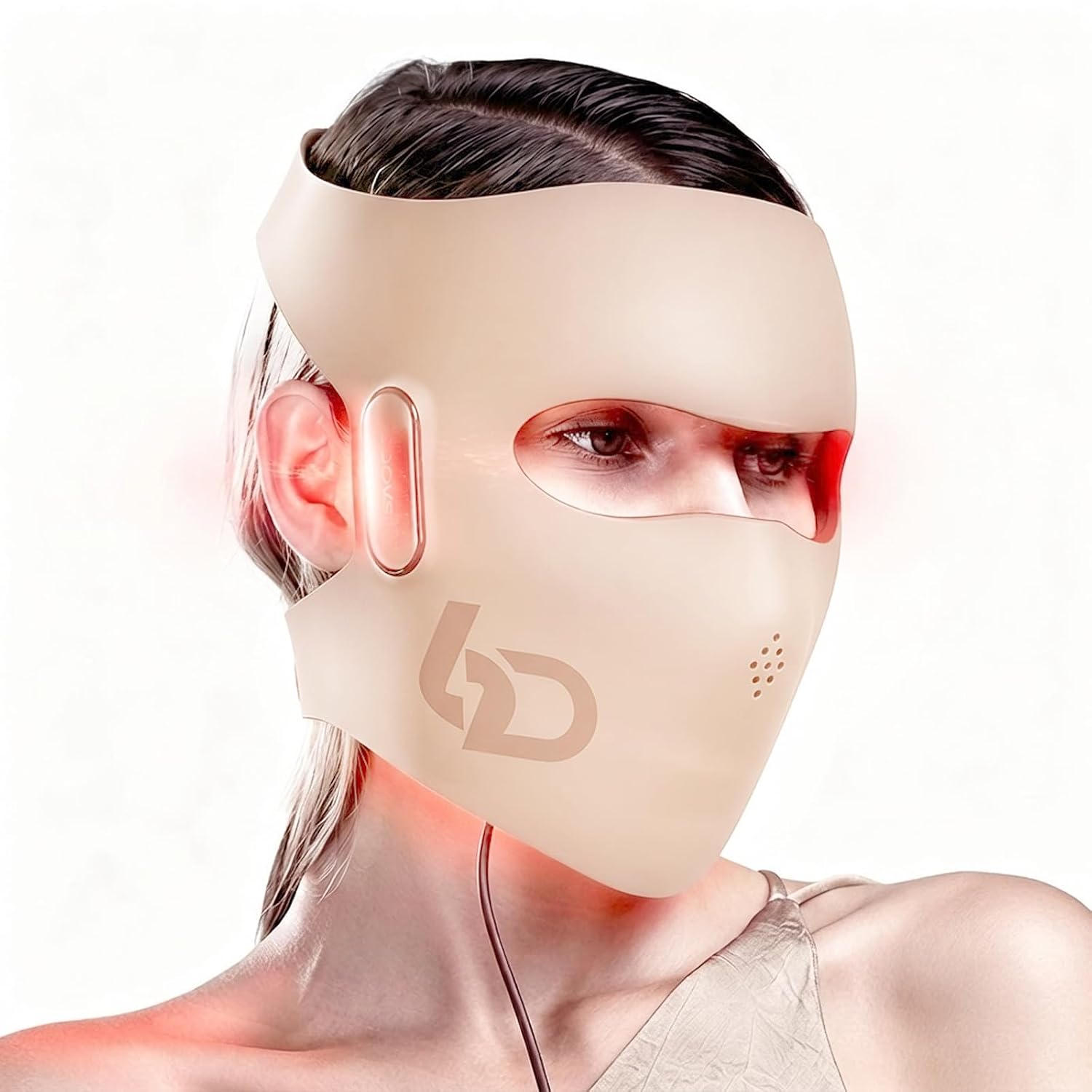 ALMOHADA TERAPÉUTICA JOVS 6D MÁSCARA DE TERAPIA CON LUZ LÁSER PARA ROSTRO - 1