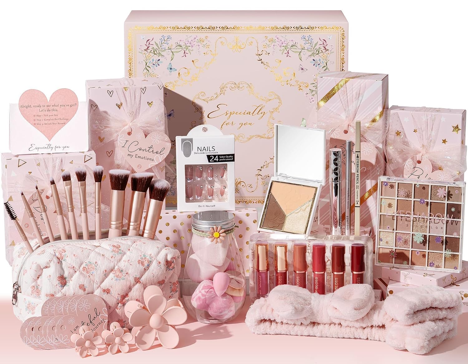 SET DE MAQUILLAJE QINLINE TEEN GIRL GIFTS TRENDY STUFF 10 PIEZAS - 1