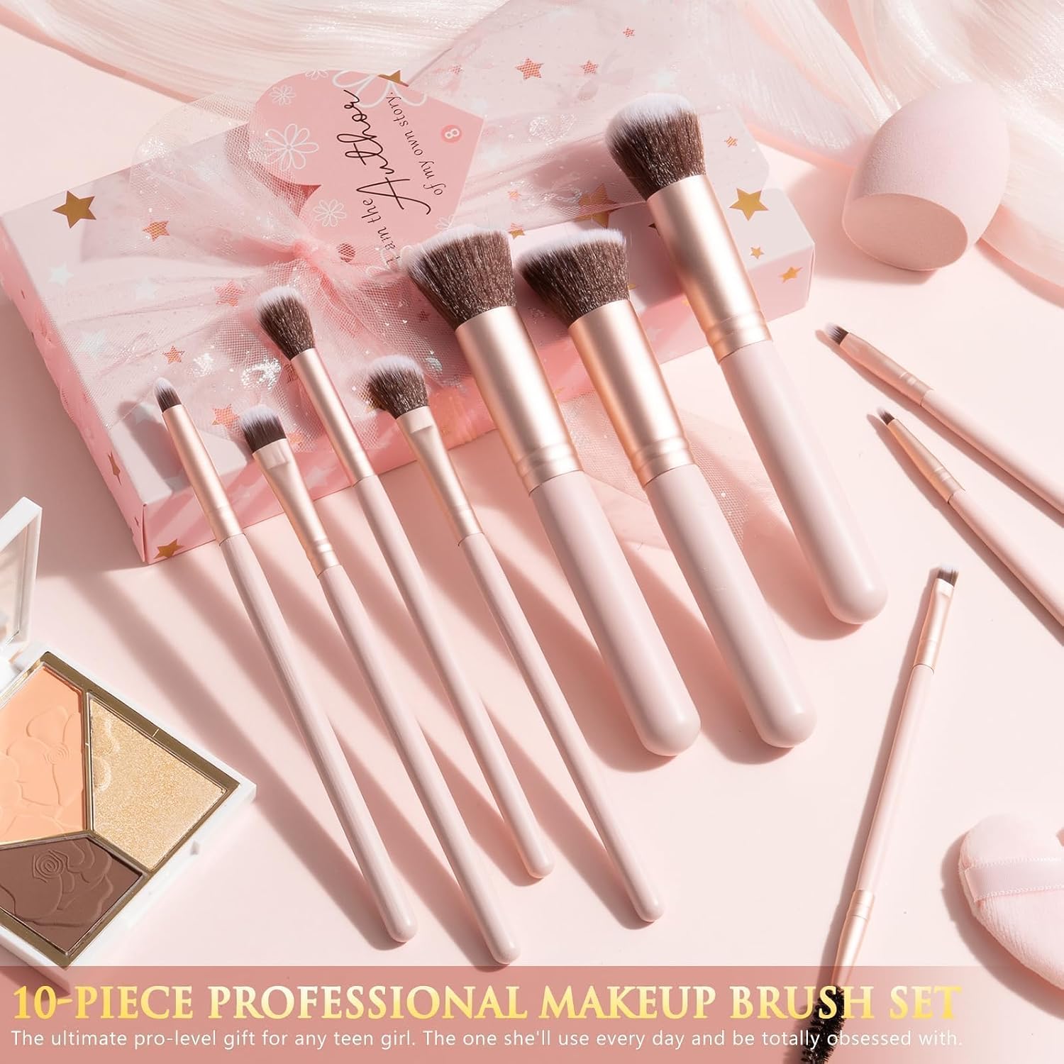 SET DE MAQUILLAJE QINLINE TEEN GIRL GIFTS TRENDY STUFF 10 PIEZAS - 5