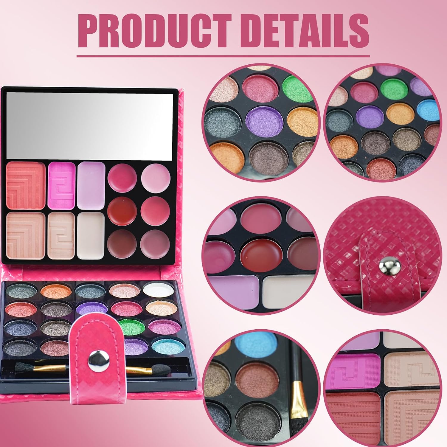 SET DE MAQUILLAJE FANTASYDAY ALL-IN-ONE HOLIDAY CON PALETA DE SOMBRAS, RUBORES, POLVOS Y GLOSS - 3