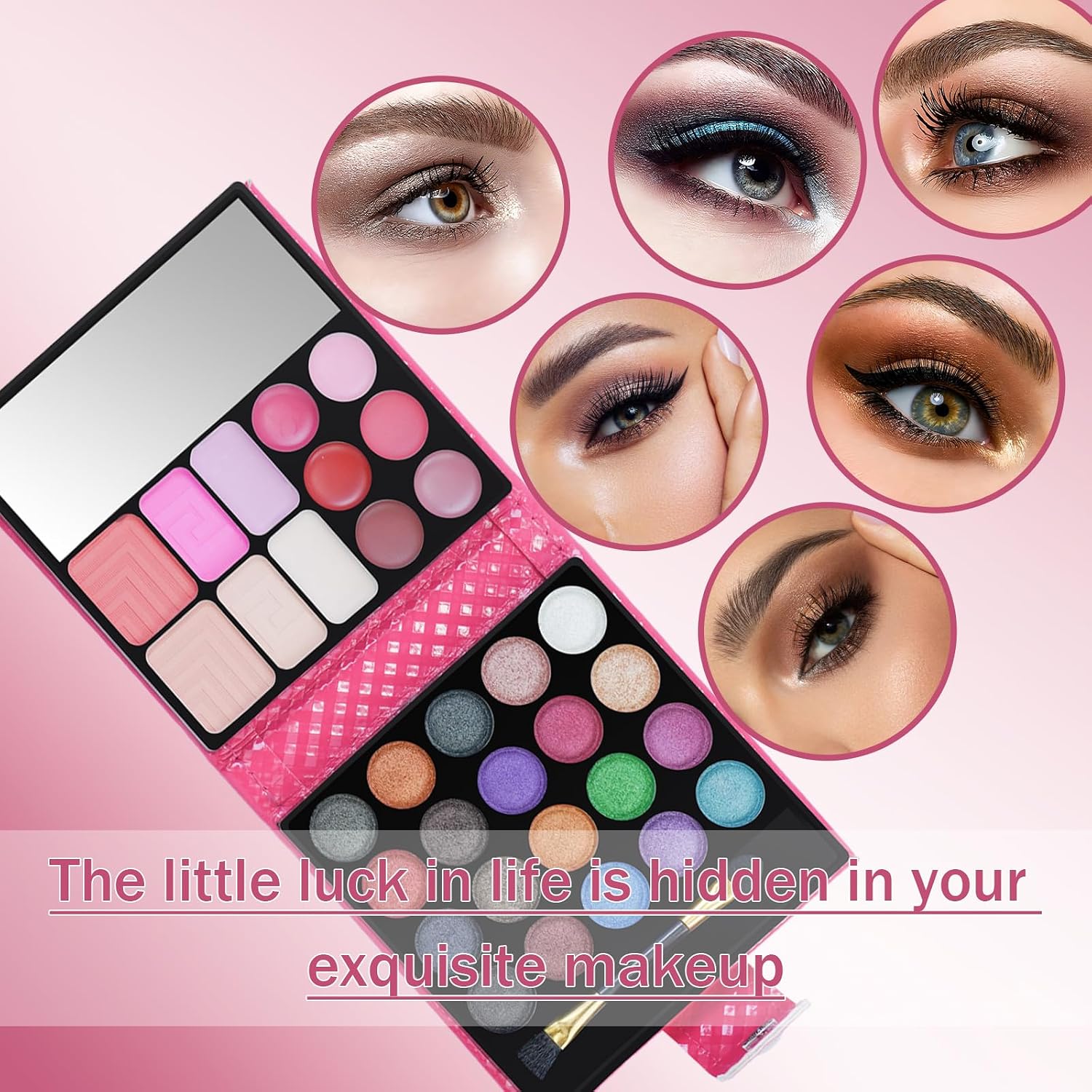 SET DE MAQUILLAJE FANTASYDAY ALL-IN-ONE HOLIDAY CON PALETA DE SOMBRAS, RUBORES, POLVOS Y GLOSS - 4