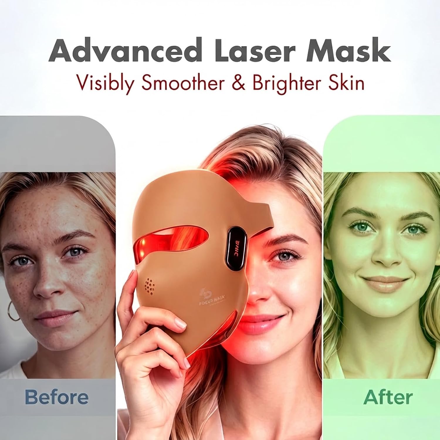 MÁSCARA TERAPÉUTICA DE LUZ LÁSER 6D JOVS PARA ROSTRO CON 5 LONGITUDES DE ONDA - 4