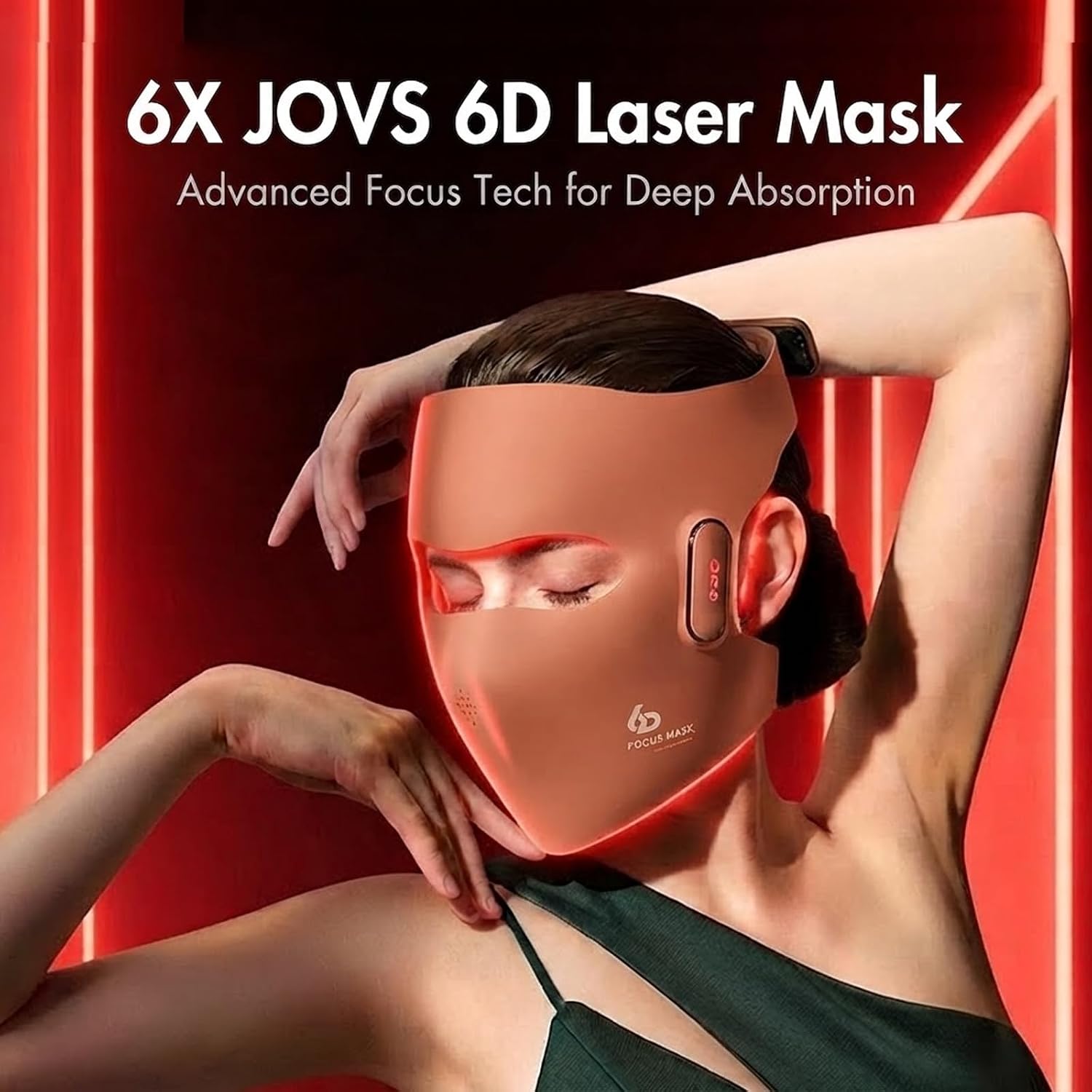 MÁSCARA TERAPÉUTICA DE LUZ LÁSER 6D JOVS PARA ROSTRO CON 5 LONGITUDES DE ONDA - 5