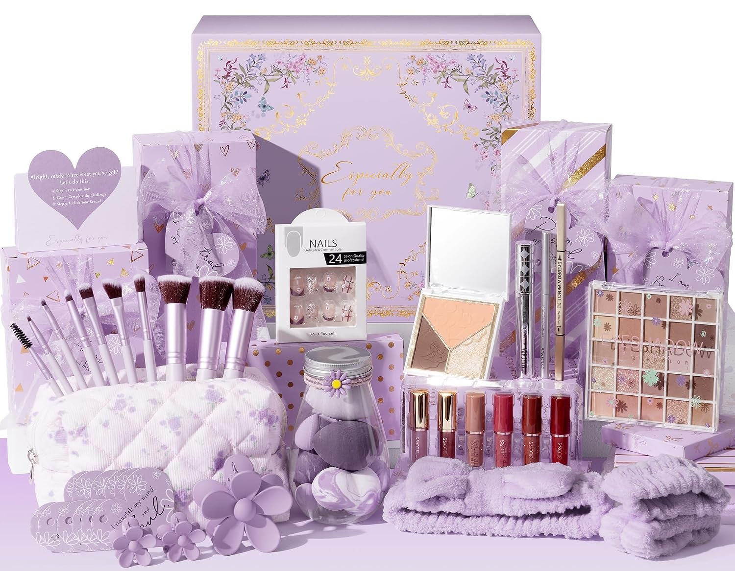 SET DE MAQUILLAJE QINLINE TEEN GIRL GIFTS TRENDY STUFF 10 PIEZAS - 1