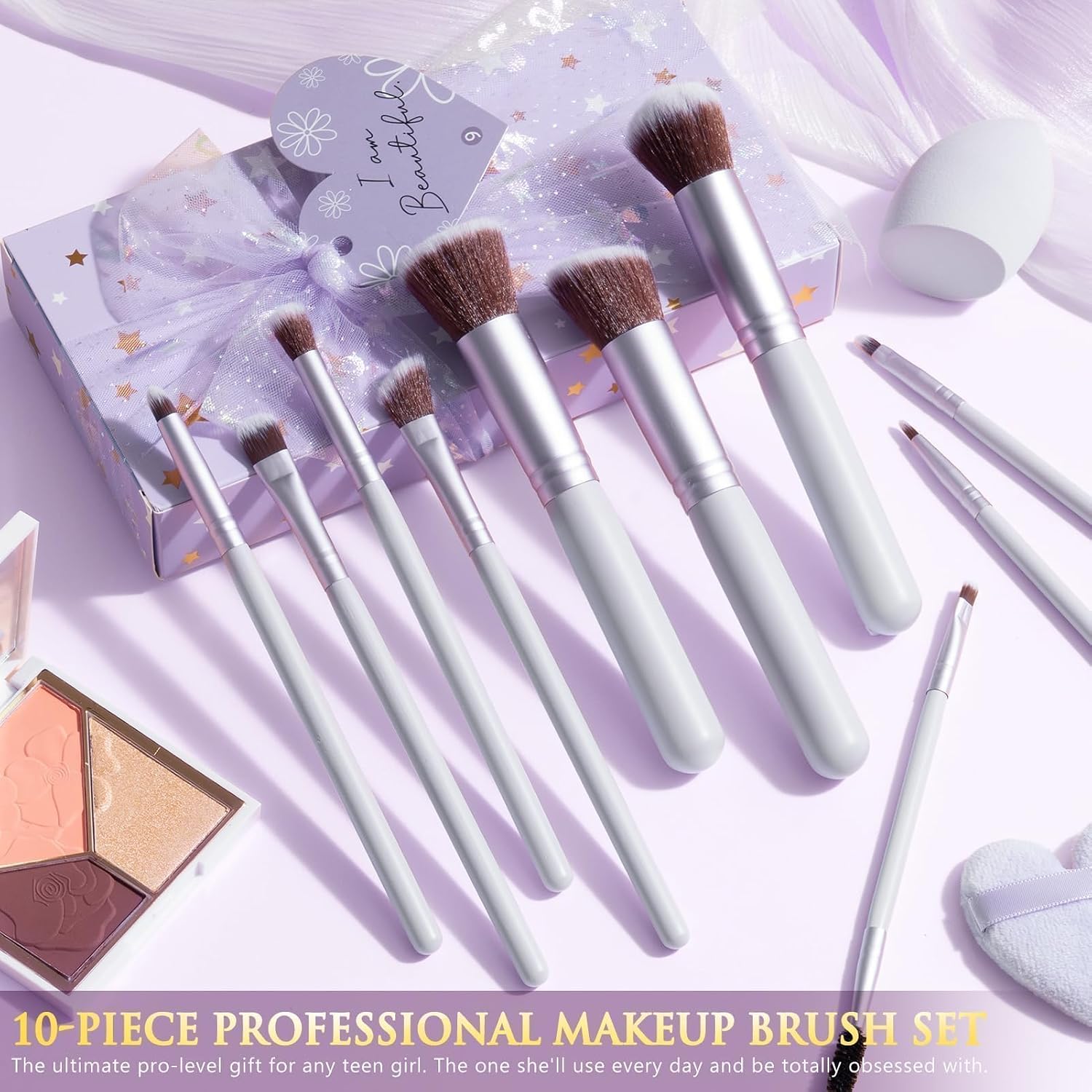 SET DE MAQUILLAJE QINLINE TEEN GIRL GIFTS TRENDY STUFF 10 PIEZAS - 5