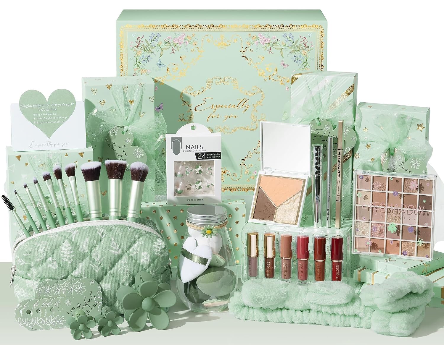 SET DE MAQUILLAJE QINLINE TEEN GIRL GIFTS TRENDY STUFF 10 PIEZAS PARA ADOLESCENTES - 1