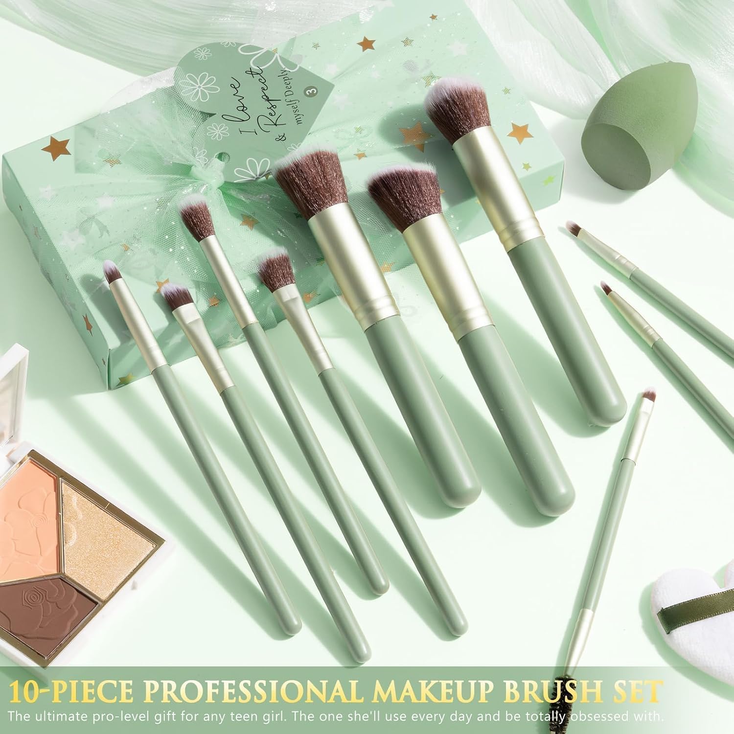 SET DE MAQUILLAJE QINLINE TEEN GIRL GIFTS TRENDY STUFF 10 PIEZAS PARA ADOLESCENTES - 5
