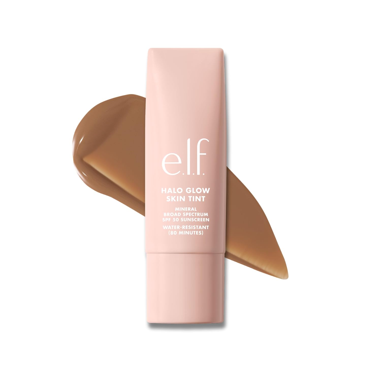 PROTECTOR SOLAR CON COLOR E.L.F. HALO GLOW SKIN TINT SPF 50 12 TAN COOL - 1