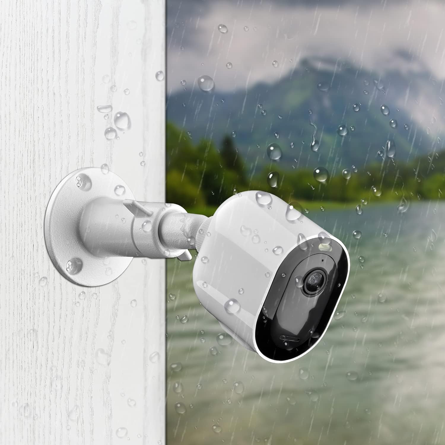 SOPORTE UNIVERSAL PARA CÁMARA DE SEGURIDAD VIEWZONE METÁLICO AJUSTABLE PARA INTERIOR Y EXTERIOR COMPATIBLE CON ARLO PRO Y RING - 2