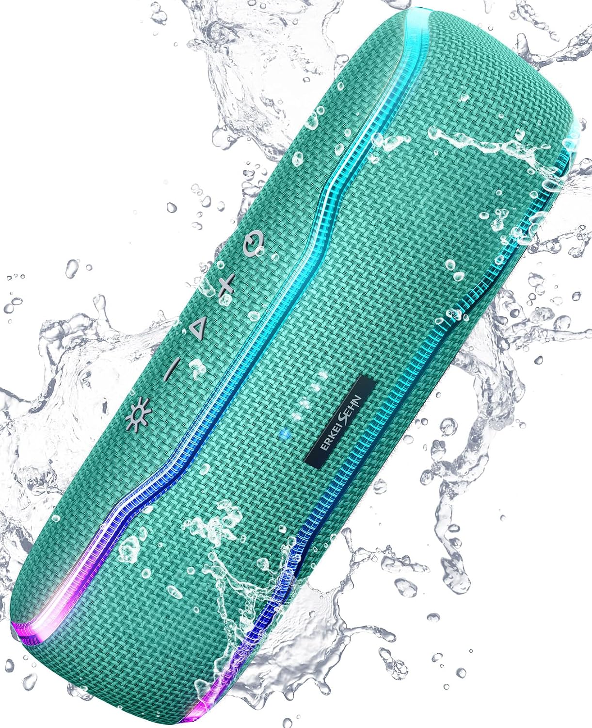 PARLANTE BLUETOOTH ERKEI SEHN 50W IPX7 VERDE - 1