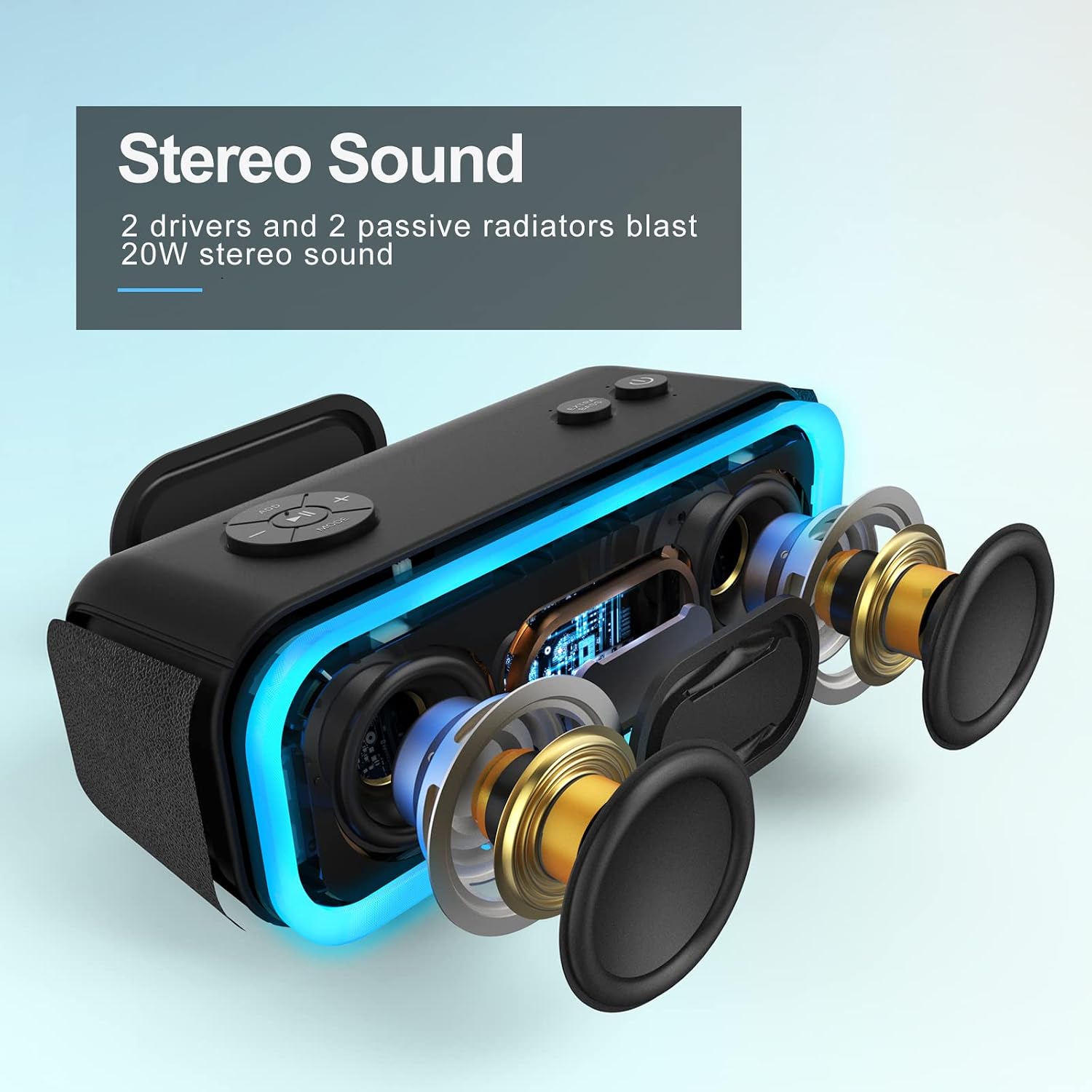 PARLANTE BLUETOOTH DOSS SOUNDBOX PRO 20W CON EXTRA BASS - 2