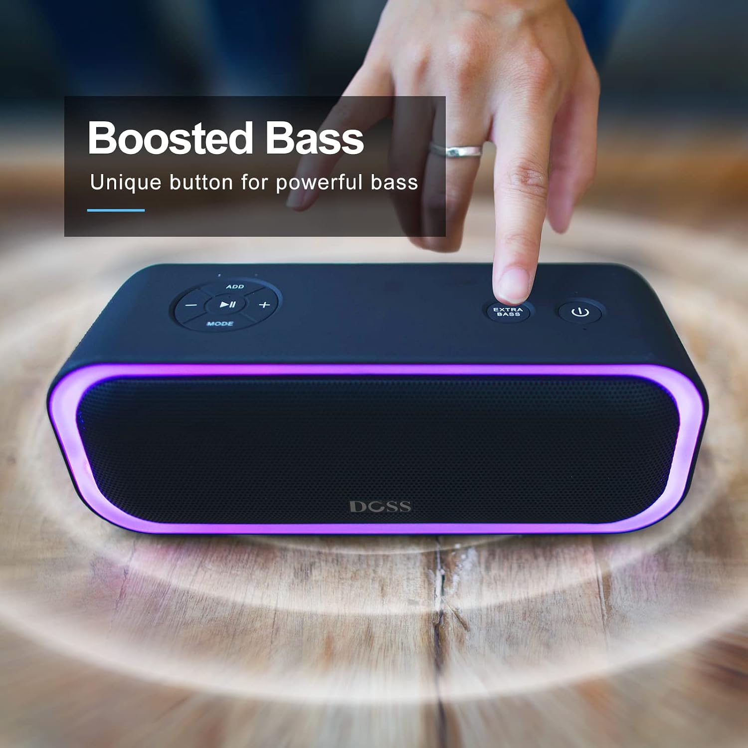 PARLANTE BLUETOOTH DOSS SOUNDBOX PRO 20W CON EXTRA BASS - 3