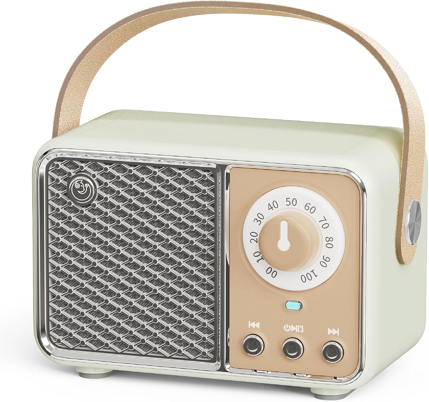 PARLANTE PORTÁTIL DOSMIX RETRO BLUETOOTH COLOR VERDE ACEITUNA - 1