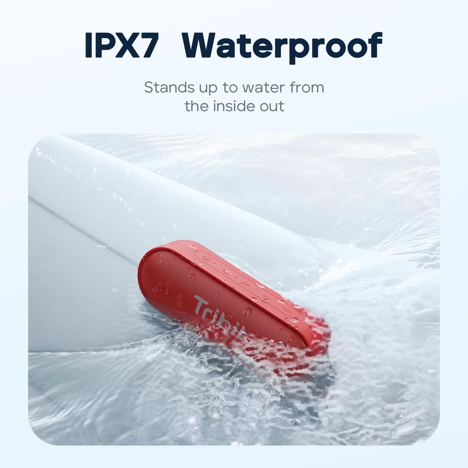 PARLANTE BLUETOOTH TRIBIT XSOUND GO 20W 24H ROJO - 4