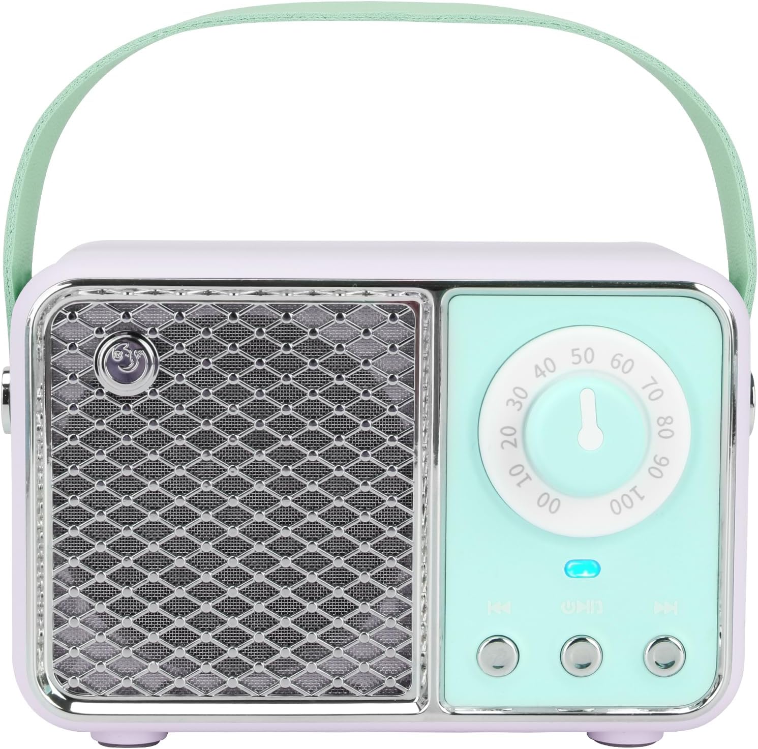 PARLANTE PORTÁTIL DOSMIX RETRO BLUETOOTH VERDE CIAN - 1