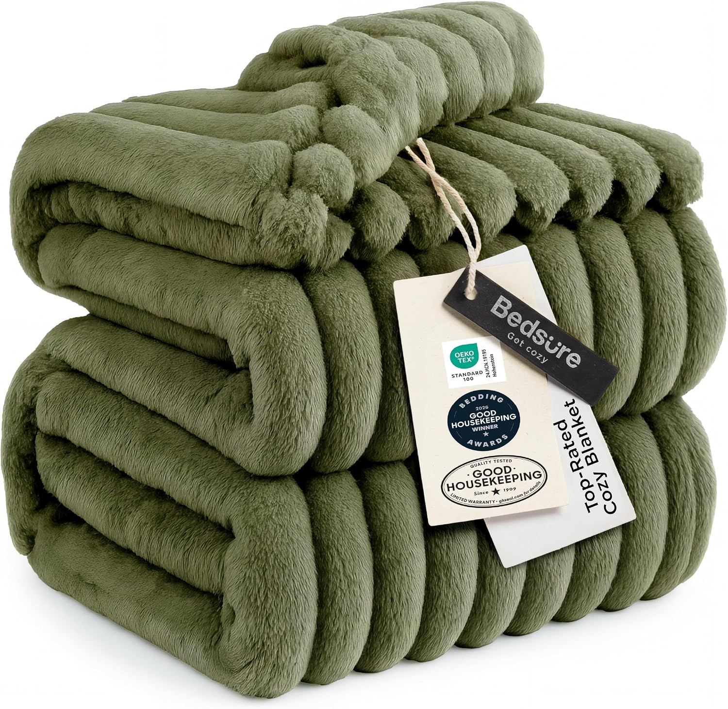 MANTA BEDSURE QUEEN SIZE 90X90 MOSS - 1