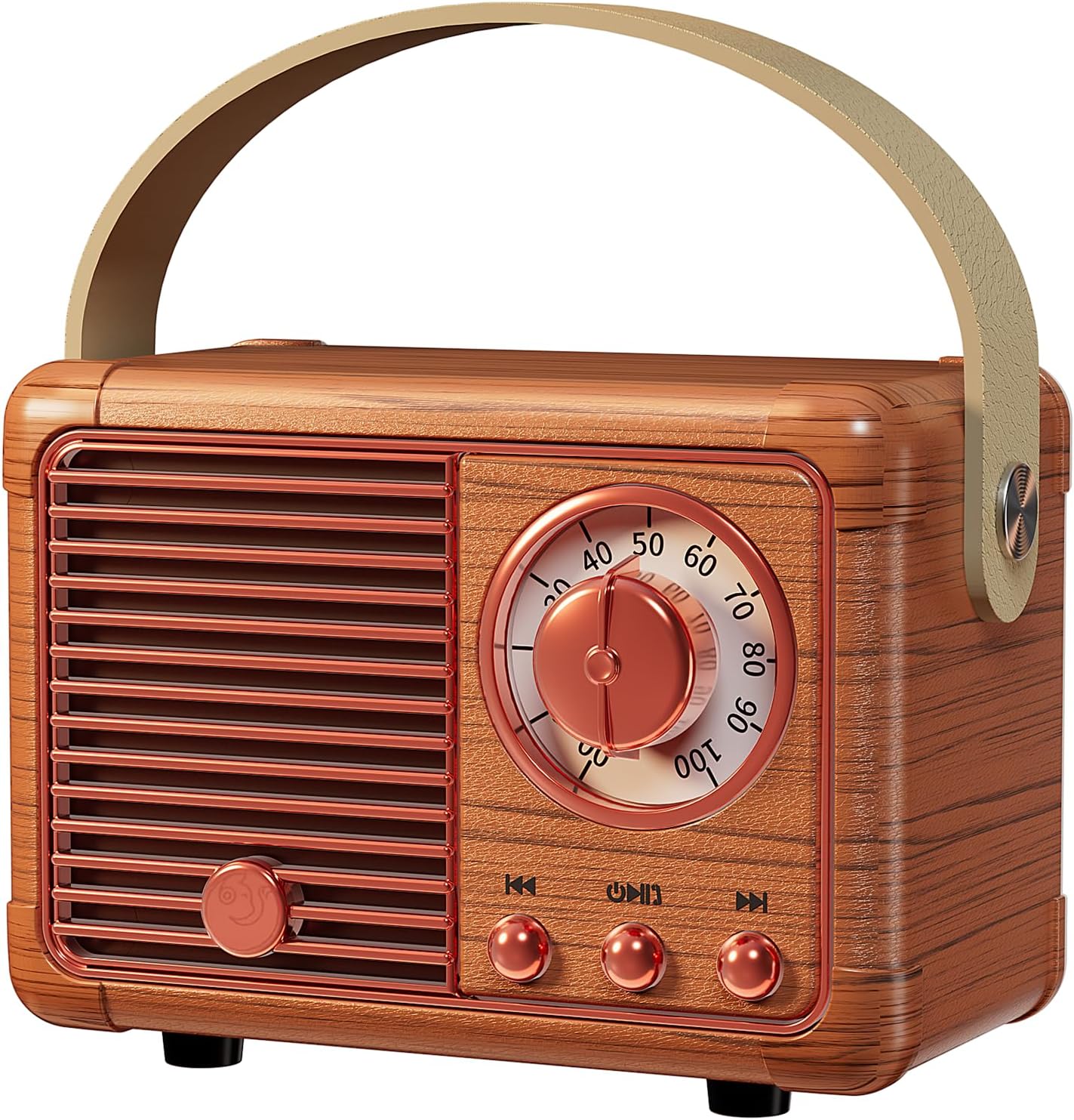 PARLANTE PORTÁTIL DOSMIX RETRO BLUETOOTH VINTAGE PEQUEÑO - 1
